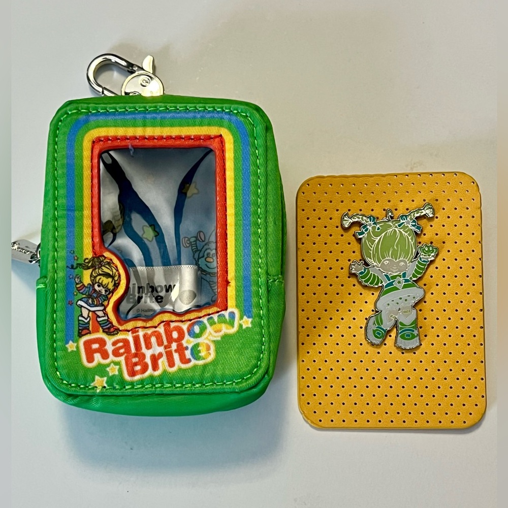 NWOT Whatever! Makes You Happy Rainbow Brite Blind Box Ita Bag Keychain Pin Set